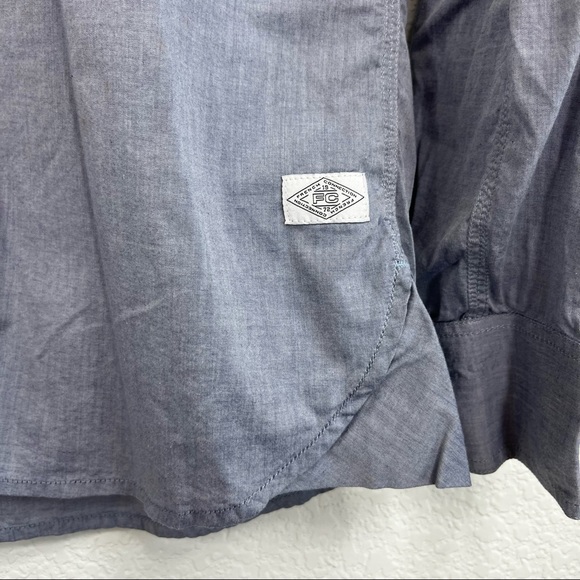 FCUK French Connection Denim Chambray Button Down Shirt - Picture 7 of 9